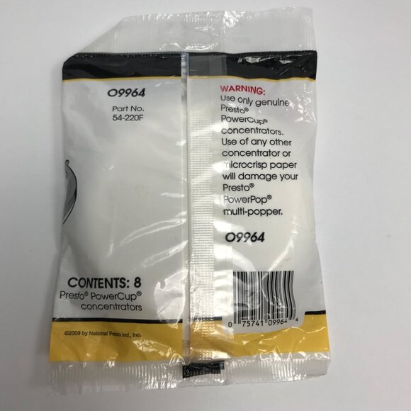 Presto Power Cup Microwave Concentrators For Presto PowerPop Popper 09964 - Picture 2 of 2